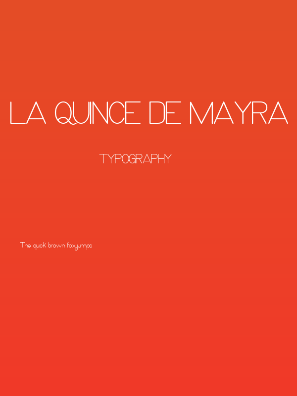 La Quince de Mayra Bold Poster