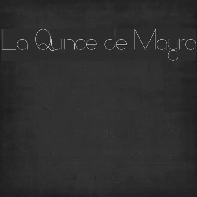 La Quince de Mayra Font examples