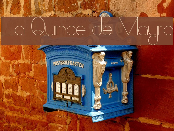 La Quince de Mayra Font examples