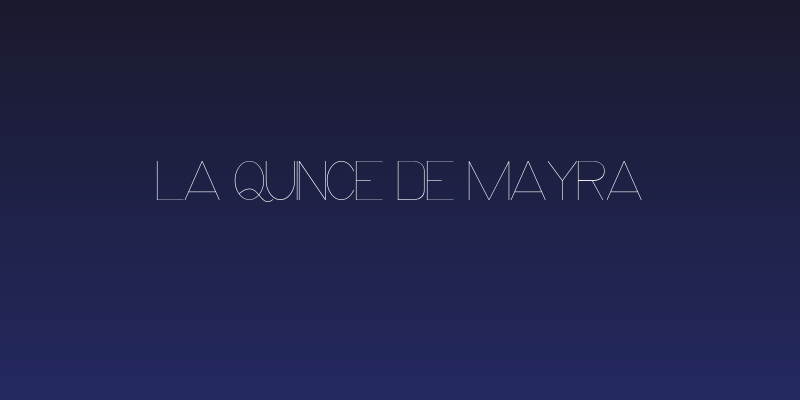 La Quince de Mayra Social Header