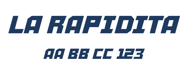 La Rapidita Font Preview