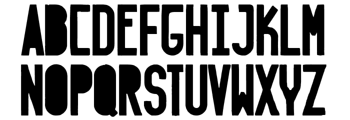 La Reformada Caratteri MAIUSCOLE