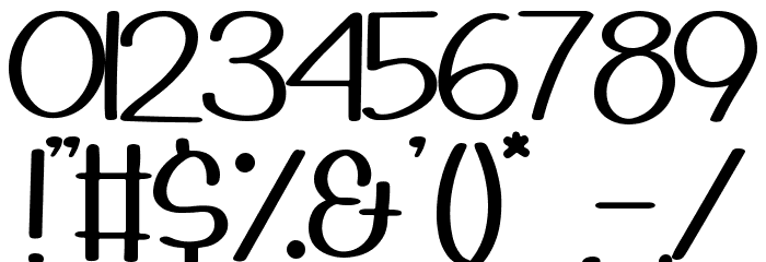 La Rosie Font OTHER CHARS