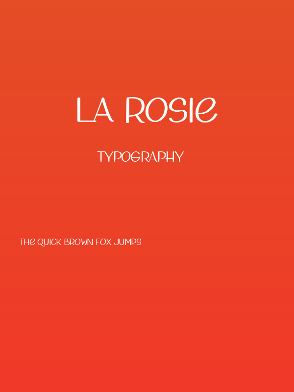 La Rosie Poster