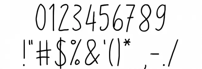 La Rouge Font OTHER CHARS