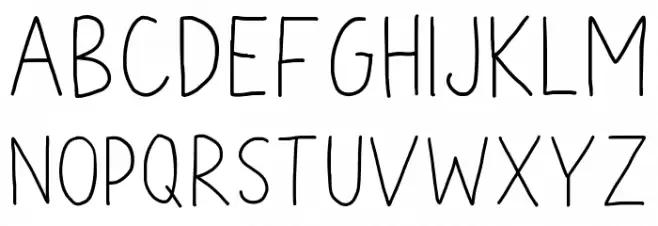 La Rouge Schriftart Kleinbuchstaben