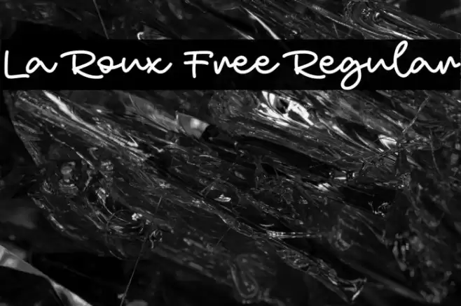 La Roux Free Regular Font examples