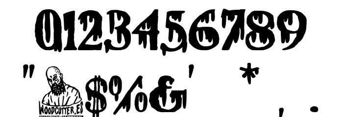 La Sangrienta Caslon Font OTHER CHARS