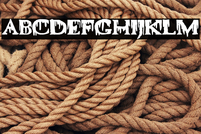 La Sangrienta Caslon Example 1