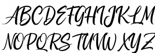 La Siesta Font UPPERCASE
