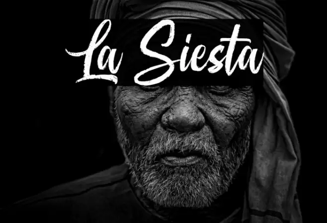 La Siesta Font examples