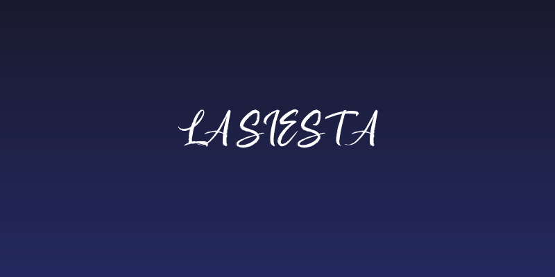 La Siesta Social Header