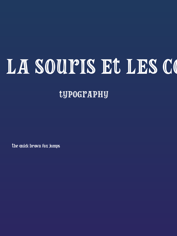 La Souris et les Corbeaux Poster