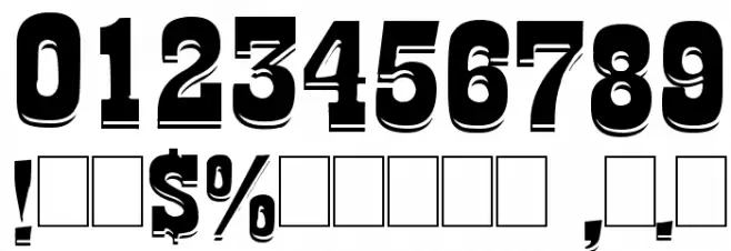 La Tequila Out Font OTHER CHARS