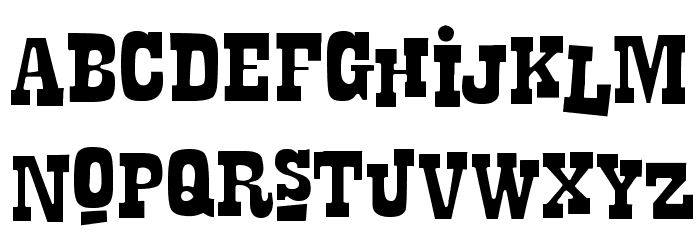 La Tequila Font LOWERCASE