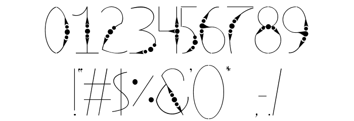La TorturaRegular Font OTHER CHARS