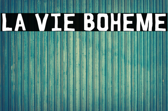 La Vie Boheme Example 1