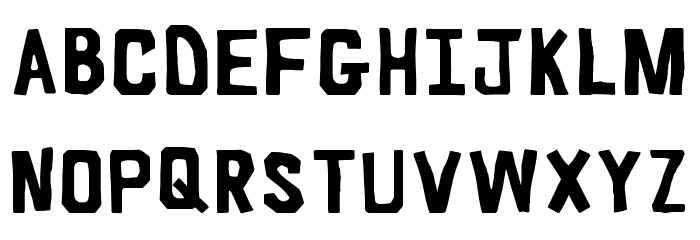 La Vie Boheme Font LOWERCASE