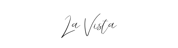 La Vista  baixar fontes gratis