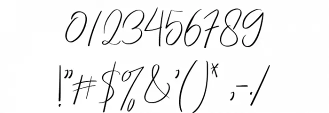 La Vista Font OTHER CHARS