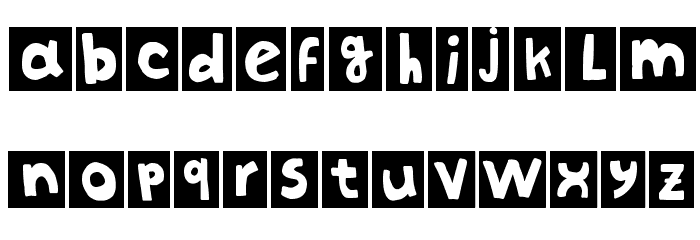 La cucaracha Font LOWERCASE