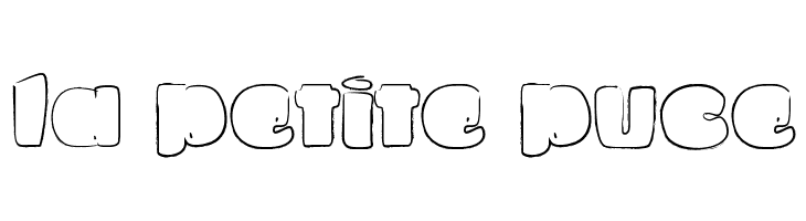 La petite puce फ़ॉन्ट