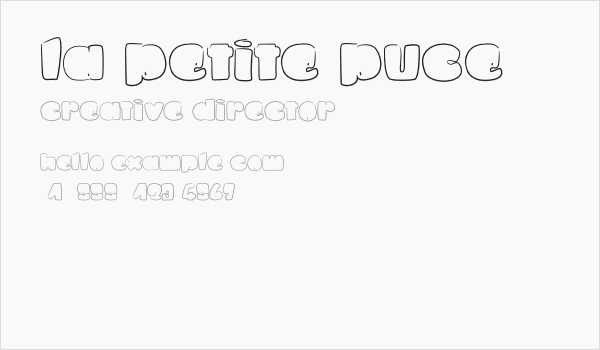 La petite puce Business Card