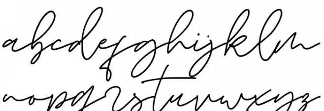 La storia -Demo- Schriftart Kleinbuchstaben