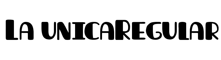 La unicaRegular  免费字体下载