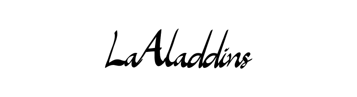 LaAladdins  नि: शुल्क फ़ॉन्ट्स डाउनलोड