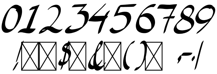 LaAladdins Font OTHER CHARS