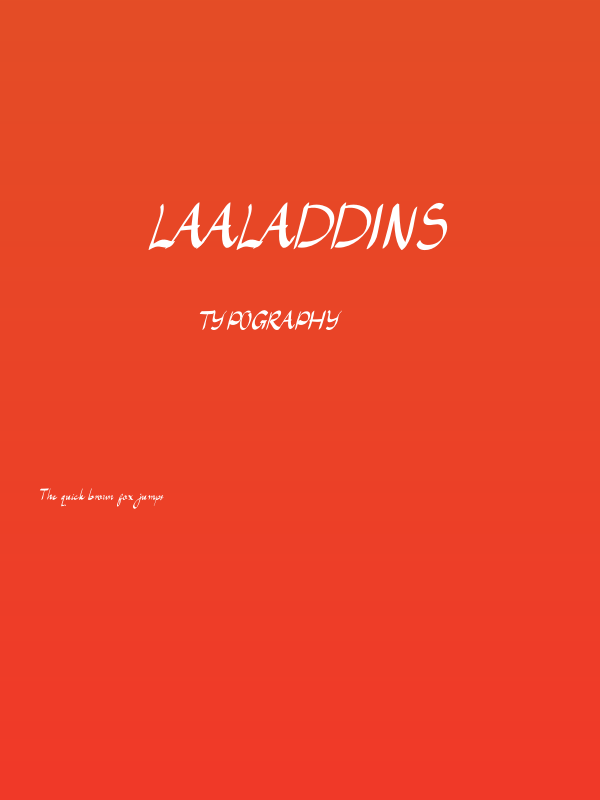 LaAladdins Poster