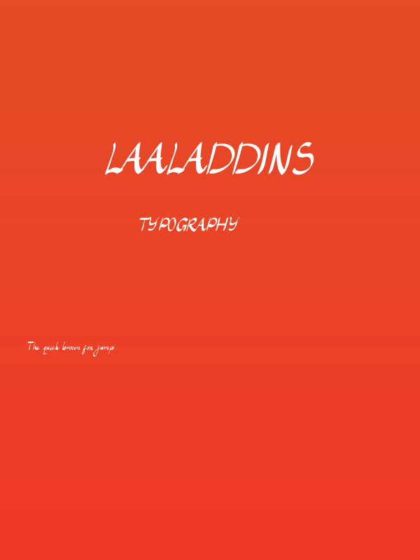 LaAladdins Poster