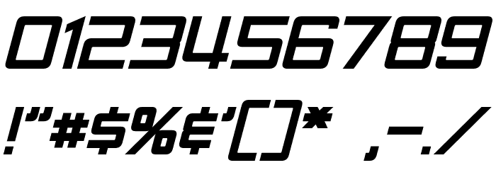 LaBeouf Bold Italic Font OTHER CHARS