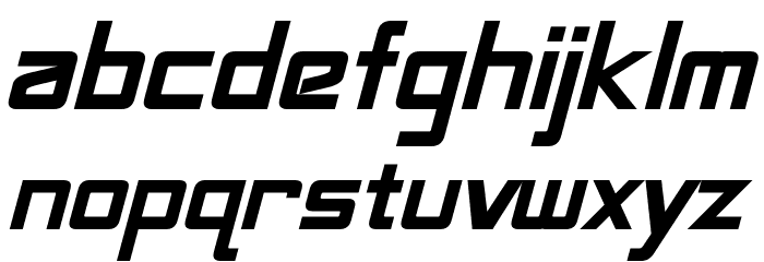 LaBeouf Bold Italic Font LOWERCASE