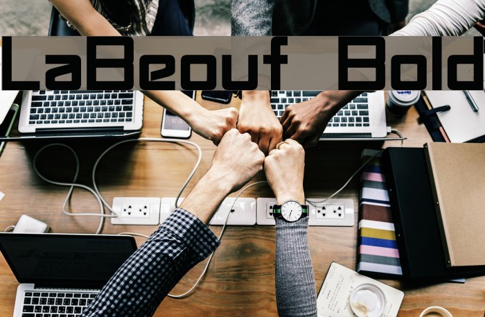 LaBeouf Bold Font examples