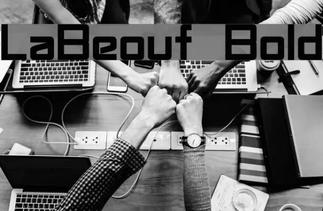 LaBeouf Bold Font examples