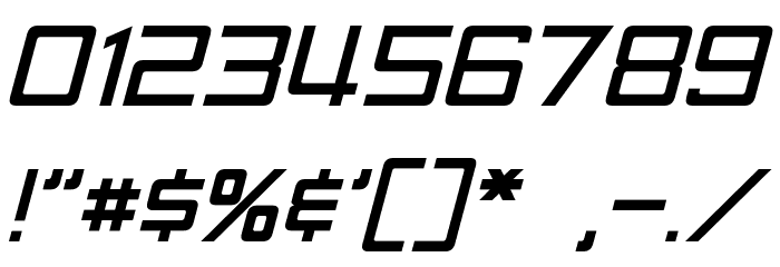 LaBeouf Italic Font OTHER CHARS