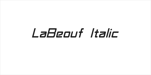 LaBeouf Italic Logo