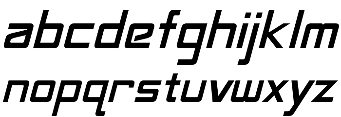LaBeouf Italic Font LOWERCASE