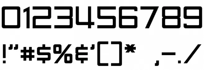 LaBeouf Font OTHER CHARS