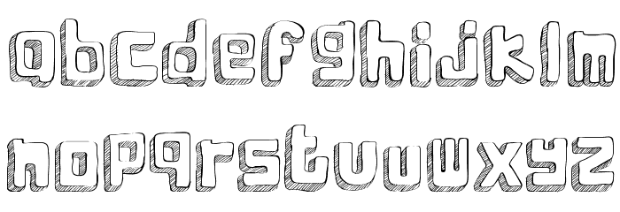 LaBoldyta Font LOWERCASE