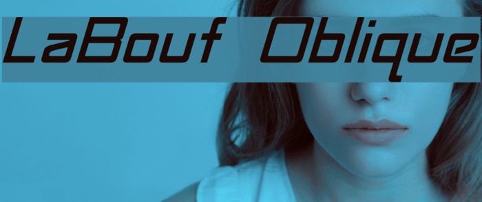 LaBouf Oblique Font examples