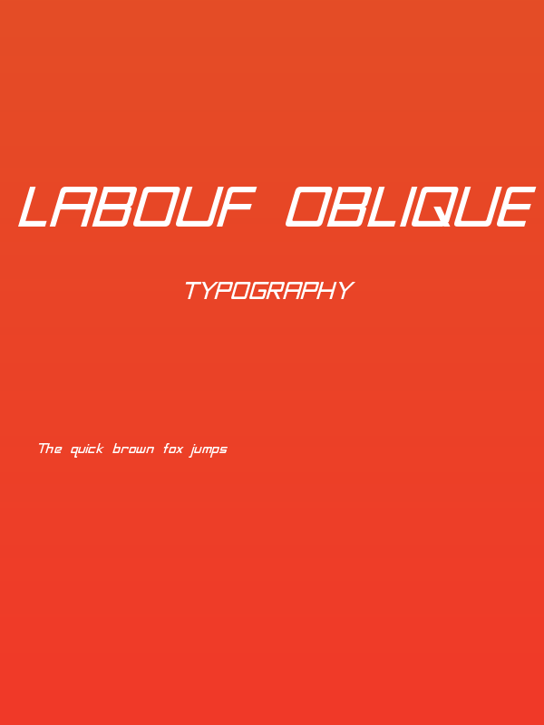 LaBouf Oblique Poster