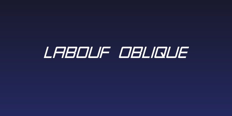 LaBouf Oblique Social Header