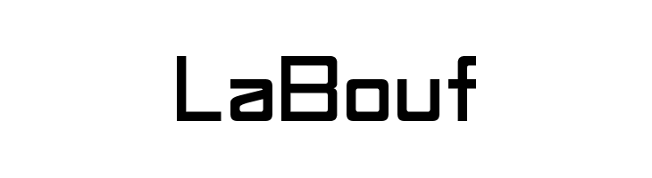 LaBouf Font