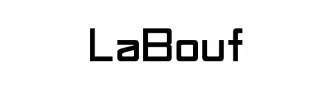 LaBouf  フリーフォントのダウンロード