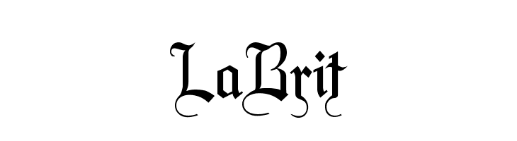 LaBrit Font