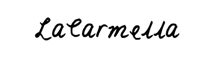 LaCarmella  Скачать бесплатные шрифты