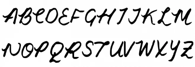 LaCarmella Schriftart Groß